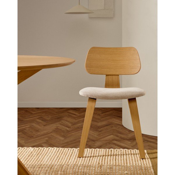 Beež söögitool Gena - Kave Home-image-3