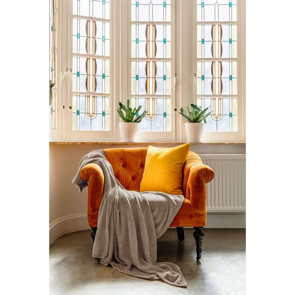 Pruun mikroplüüsist tekk , 130 x 160 cm - Tiseco Home Studio-image-1