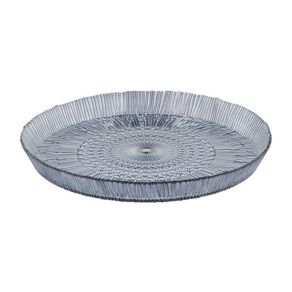 Sinine klaasist serveerimistaldrik ø 30 cm Kusintha - Bitz