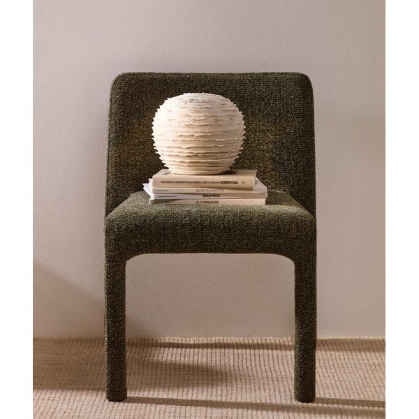 Kreemikas keraamiline käsitöövaas (kõrgus 21 cm) Evania - Kave Home-image-2