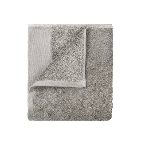 Hallid froteerätikud kahes komplektis, valmistatud orgaanilisest puuvillast, 30x50 cm Riva - Blomus