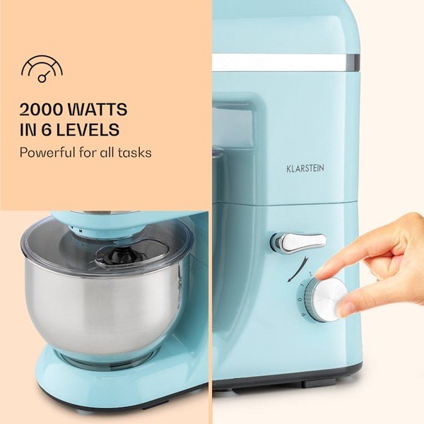 Pastelsinine köögikombain Bella Elegance - Klarstein-image-4