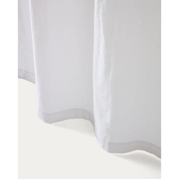 Valge kardin 135x270 cm Zelda - Kave Home-image-1