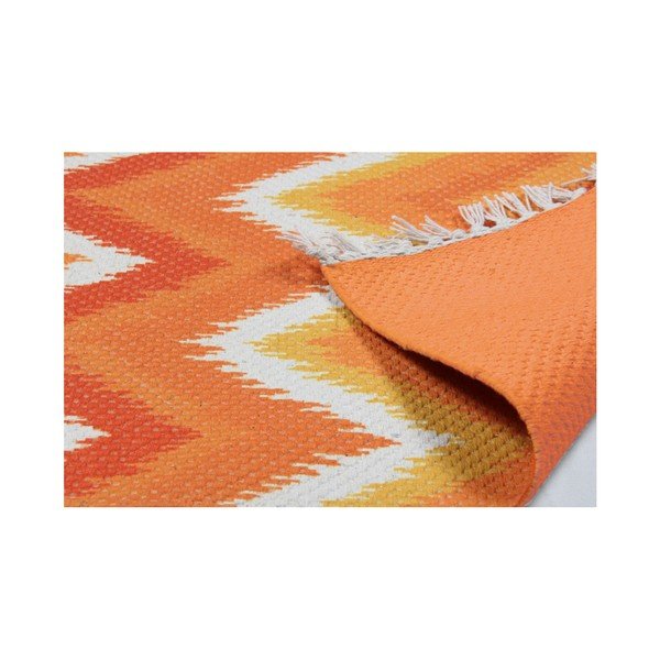 Oranžový koberec Eco Rugs Tribe, 80 x 150 cm-image-3