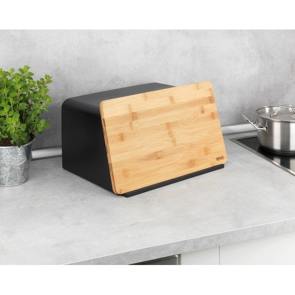 Must leivakast bambusest kaanega Kubo - Wenko-image-4
