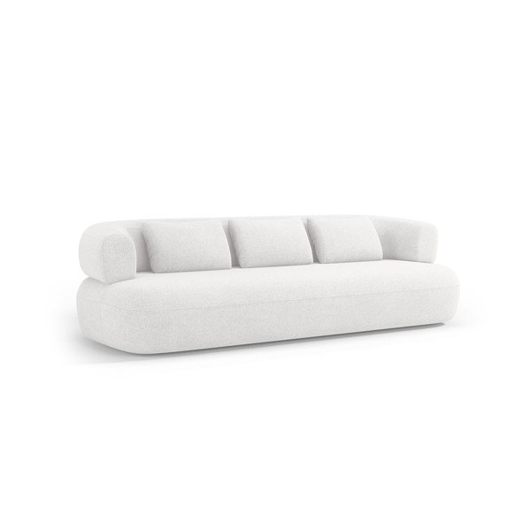 Bouclé kangast elevandiluust diivan 200 cm Jenny - Micadoni