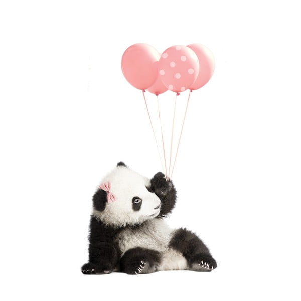 Seinakleebis , 70 x 115 cm Pink Panda - Dekornik