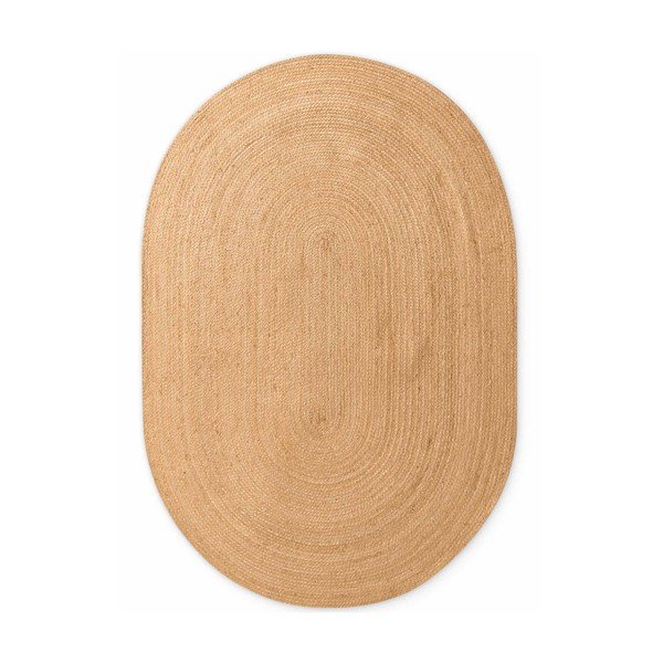 Kahepoolne/käsitsi kootud džuudist vaip naturaalses värvitoonis 160x230 cm Braided - Hanse Home-image-4