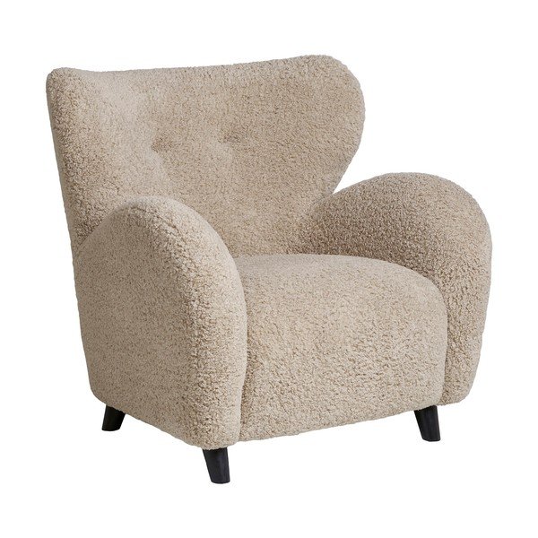 Beež bukleekangast tugitool Carlino - House Nordic