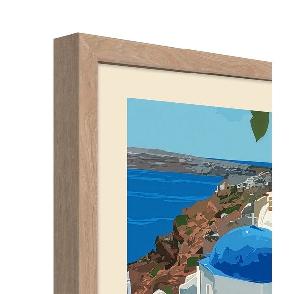 Trükitud pilt raamiga 50x70 cm Santorini - Styler-image-4