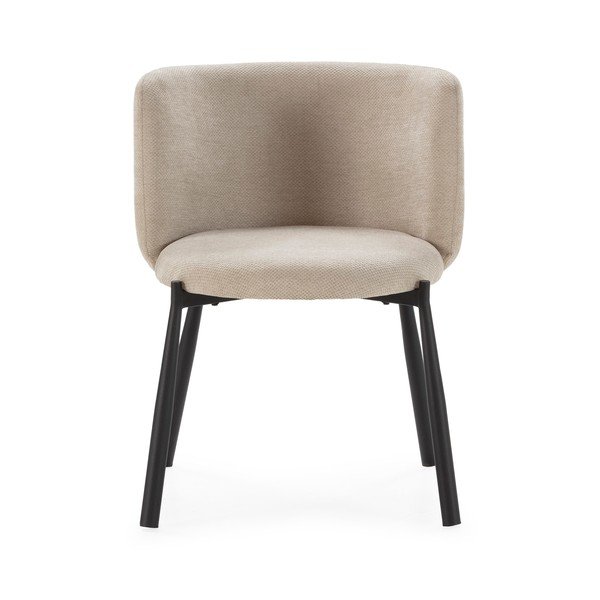 Beežid polsterdatud söögitoolid, 2 tk komplektis Ginny - MOME-image-3