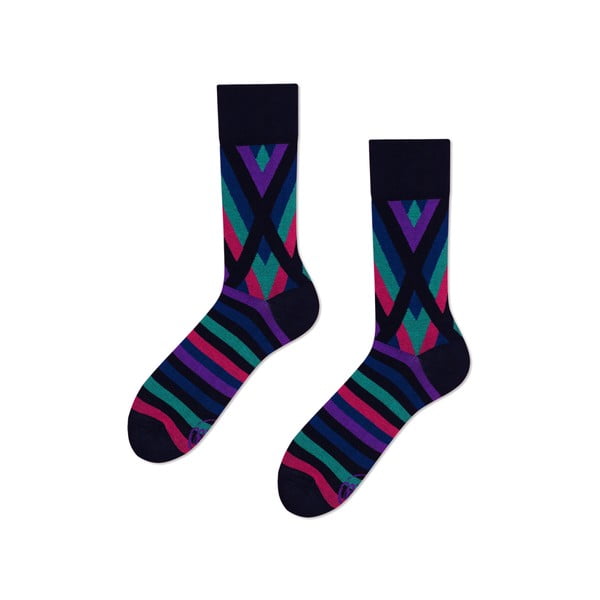 Ponožky Many Mornings X-Stripes Dark, vel. 39/42