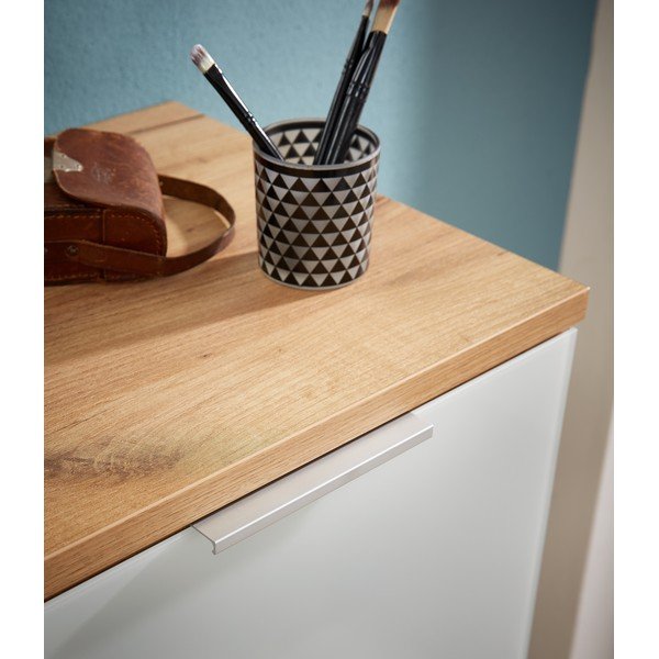 Valge kingahoidja tammepuidust dekoratsiooniga Telde - Germania-image-4