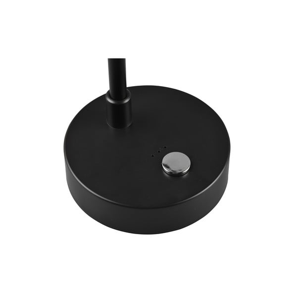 Must läikiv LED dimmerdatav laualamp (kõrgus 28 cm) Lenny - Trio-image-4