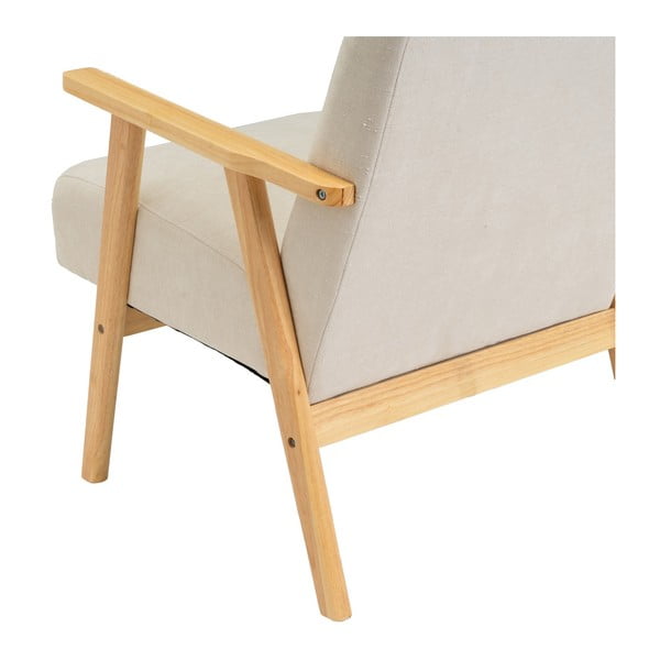 Valge šenillist tugitool Vintage - Casa Selección-image-4