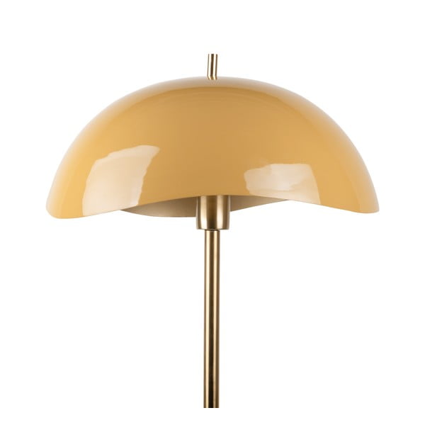 Kollane/kuldne põrandalamp metallist varjuga (kõrgus 154 cm) Waved - Leitmotiv-image-1