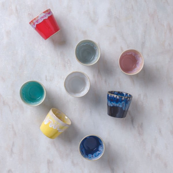 Punane-valge kivikeraamikast espressotass, 90 ml Grespresso - Costa Nova-image-4