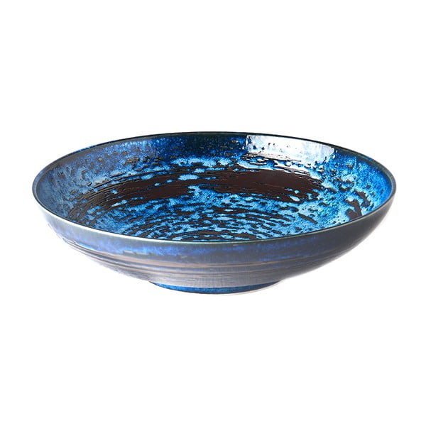 Sinine keraamiline serveerimiskauss Swirl, ø 28 cm Copper - MIJ