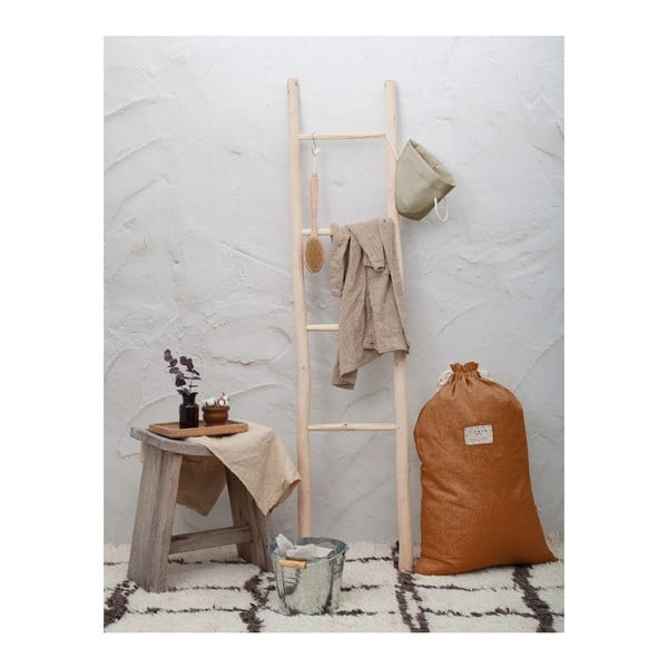 Kangast pesukott linase seguga Kott Terracota, kõrgus 75 cm - Really Nice Things-image-1