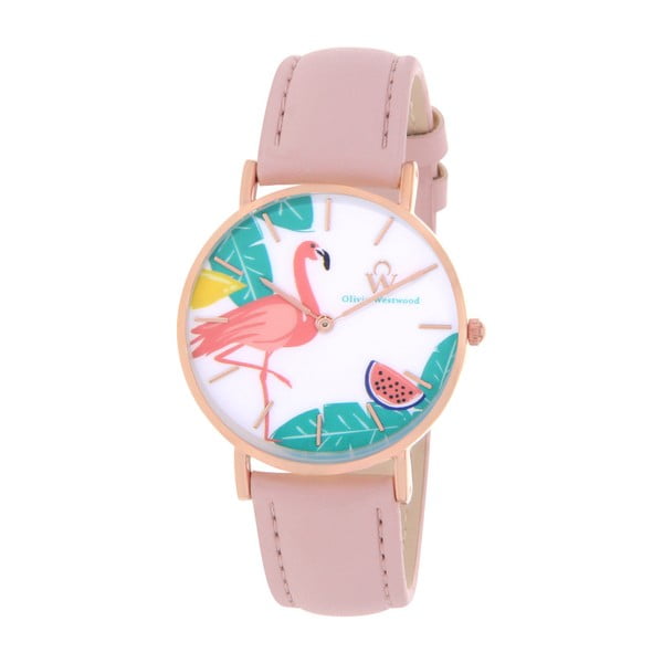 Dámské hodinky s řemínkem ve světle růžové barvě Olivia Westwood Felia
