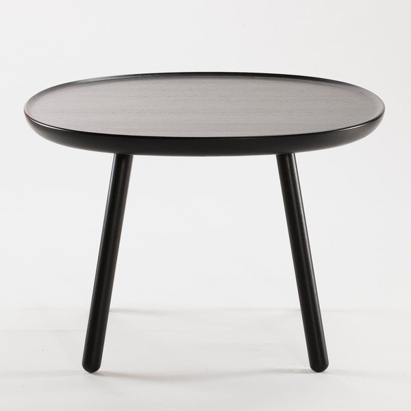 Mustast täispuidust laud, ø 64 cm Naïve - EMKO-image-3