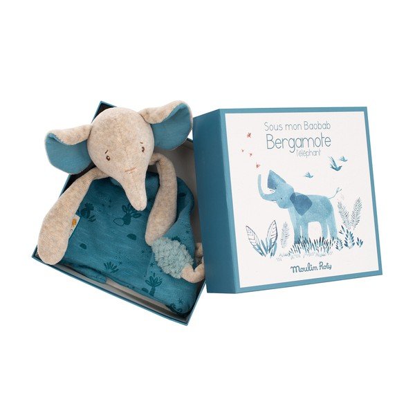 Sinine kaisutekk Elephant - Moulin Roty-image-4