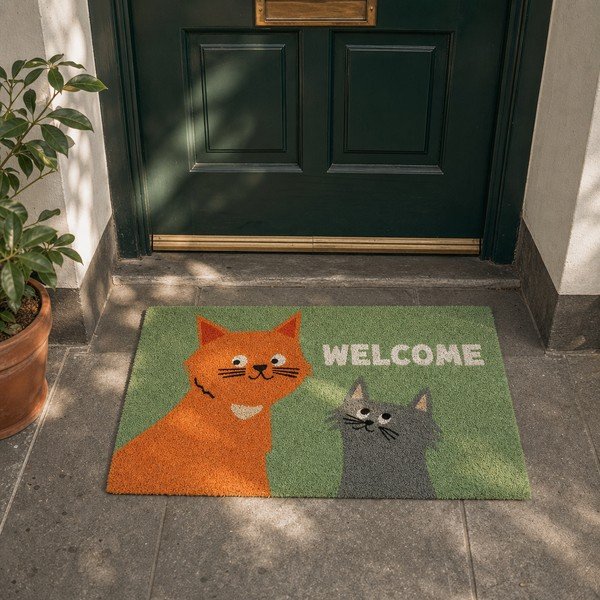 Kookosmatt 73x43 cm Nine Lives - Rex London-image-1
