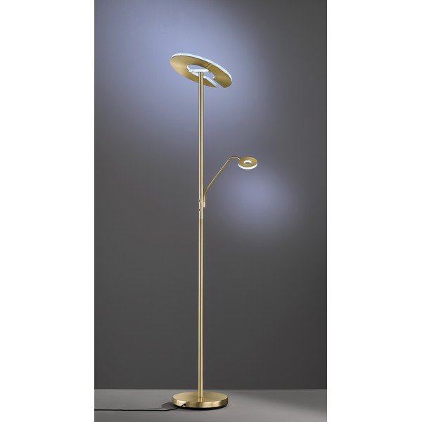 Kuldne dimmerdatav LED põrandavalgusti (kõrgus 180 cm) Dent - Fischer & Honsel-image-4
