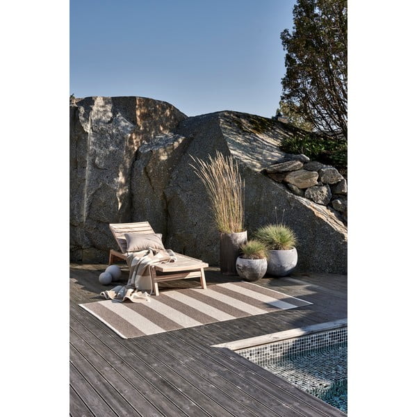 Beež-kreem sise/välisvaip 70x225 cm Bob Mud Vanilla – Pappelina-image-1