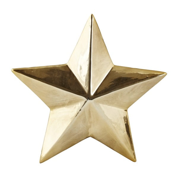 Dekorativní hvězda KJ Collection Ceramic Gold, 3,5 cm
