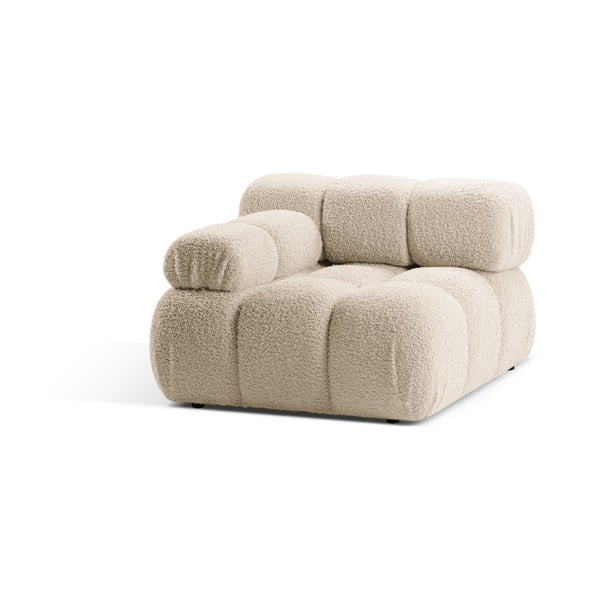 Beež bukleekangast diivanimoodul (vasak nurk) Bellis - Micadoni Home-image-3