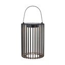 Must päikesepaneeli/USB-ga LED-latern (kõrgus 54 cm) Cavia - Markslöjd