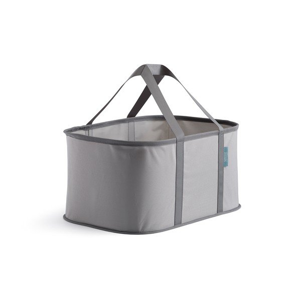 Hall riidest pesukorv, kokkupandav, 35 l Duo - Joseph Joseph