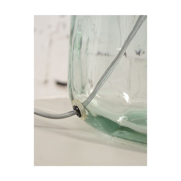 Stolní lampa s tmavě šedým stínidlem a konstrukcí z recyklovaného skla Good&Mojo Murano, ⌀ 30 cm-image-3