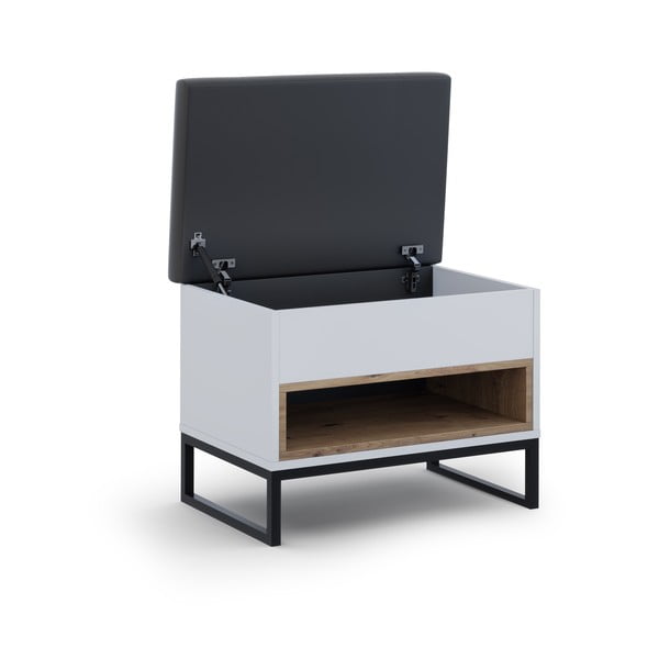 Valge jalatsiriiul koos pingiga Olis - Cosmopolitan Design-image-2