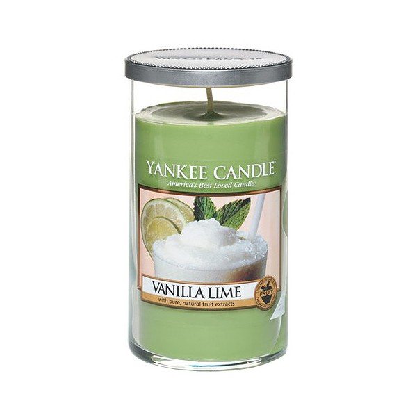 Vonná svíčka Yankee Candle Vanilka s Limetkami, doba hoření až 90 hodin