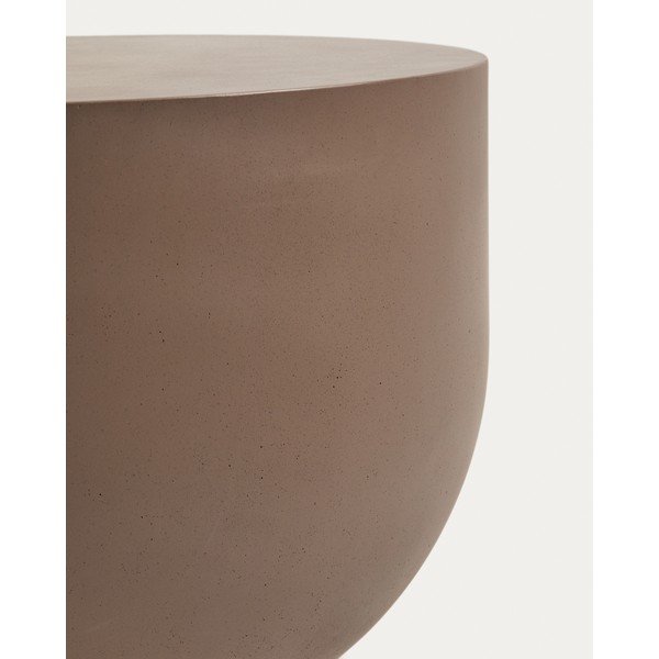 Betoonist ümmargune aiakohvilaud ø 60 cm Garbet - Kave Home-image-4