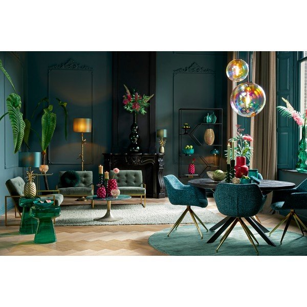 Klaasist varjuga ripplamp ø 48 cm Medina - Light & Living-image-4