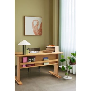 Tammedekooriga töölaud 70x140 cm Forma - Hübsch