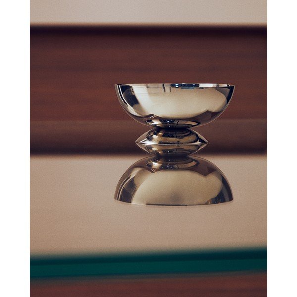 Hõbedased roostevabast terasest serveerimiskausid 2tk komplektis Nirela - Kave Home-image-1