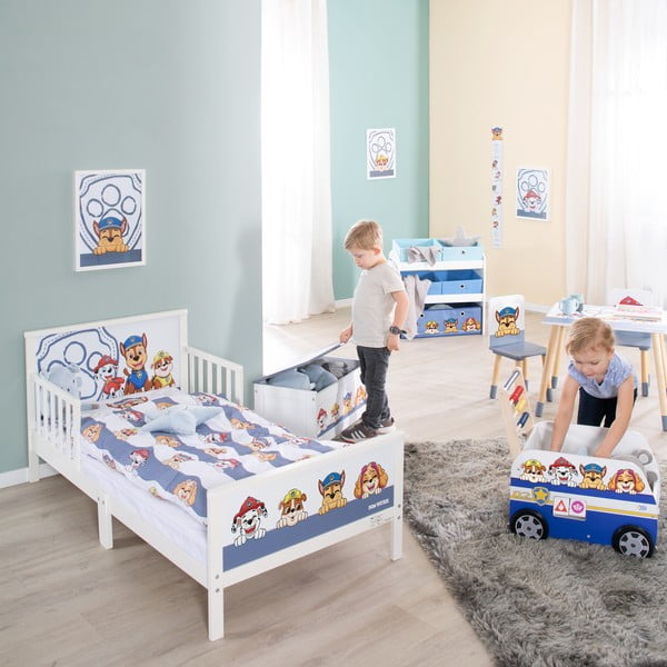 Valge-sinine lastevoodi 70x140 cm Paw Patrol - Roba-image-2