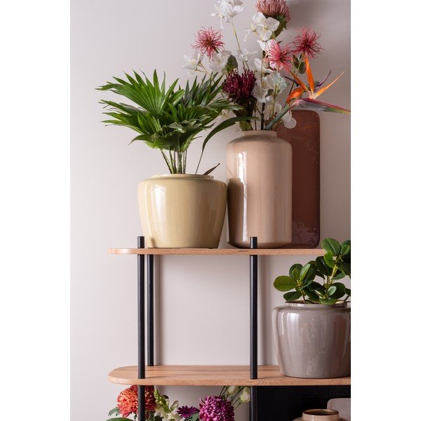 Beežist emailist Grand vaas, kõrgus 28 cm - PT LIVING-image-1