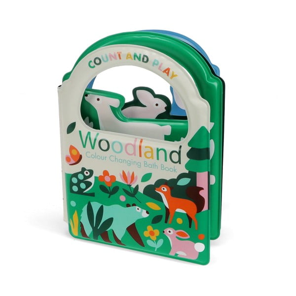 Interaktiivne mänguasi Colour changing bath book Woodland - Rex London