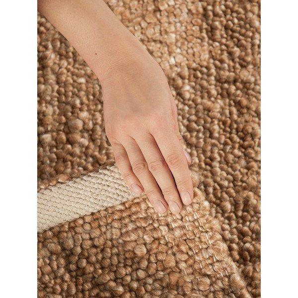 Beež käsitsi kootud bukleekangast vaip 80x200 cm Notting Hill Portobello – Ted Baker-image-4