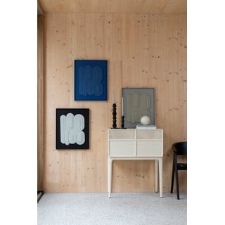 Kreem tammespoonist kummut 80x100x45 cm June - Zuiver