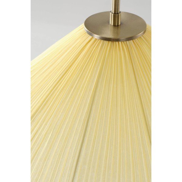 Kollane riidest ripplamp ø 50 cm Lunaria - Jotex-image-4