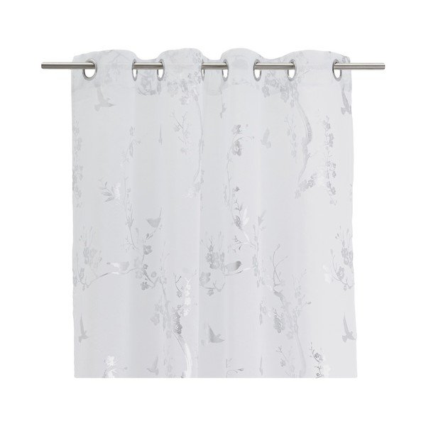 Valge-hõbedane kardin 140x260 cm Paradis - Casa Selección
