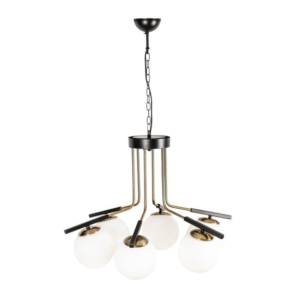 Mustast metallist rippvalgusti Opviq lights Amalia - Opviq lights