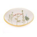 Valge portselanist magustoidutaldrik ø 21 cm Flower Garden - Dakls