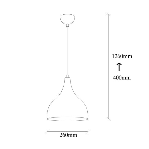 Must-vasevärvi rippvalgusti ø 26 cm Sağlam - Opviq lights-image-4